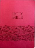 Kjver Holy Bible, Wave Design, Large Print, Berry Ultrasoft