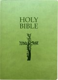 Kjver Holy Bible, Cross Design, Large Print, Olive Ultrasoft