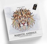 Majestic Animals: Colouring Books for Adults with Tear Out Sheets