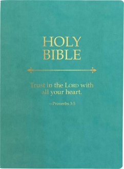 Kjver Holy Bible, Trust in the Lord Life Verse Edition, Large Print, Coastal Blue Ultrasoft - Whitaker House