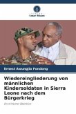 Wiedereingliederung von männlichen Kindersoldaten in Sierra Leone nach dem Bürgerkrieg