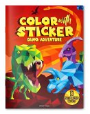 Color with Sticker: Dino Adventure