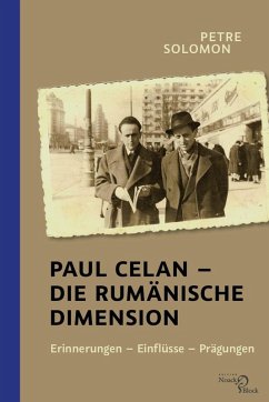 Paul Celan - Die rumänische Dimension (eBook, PDF) - Solomon, Petre