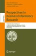 Perspectives in Business Informatics... - Bild 1
