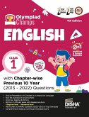 Olympiad Champs English Class 1 with Chapter-wise Previous 10 Year (2013 - 2022) Questions 4th Edition   Complete Prep Guide with Theory, PYQs, Past & Practice Exercise  