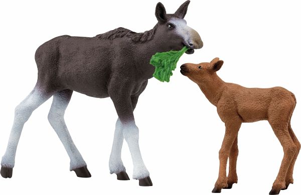 schleich® WILD LIFE 42629 Elchkuh mit Kalb schleich® WILD LIFE 42629 Elchkuh mit Kalb