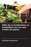 Effet de la fertilisation au molybdène sur les sols acides de plaine