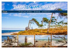 Darßer Weststrand - Fischland Darß Zingst (Wandkalender 2024 DIN A2 quer), CALVENDO Monatskalender