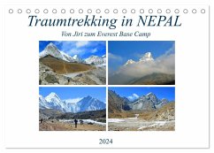 Traumtrekking in NEPAL (Tischkalender 2024 DIN A5 quer), CALVENDO Monatskalender