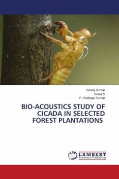 BIO-ACOUSTICS STUDY OF CICADA IN SELECTED FOREST PLANTATIONS - Kumar, Sooraj;S, Suvija;Kumar, P. Pretheep