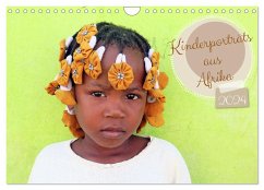 Kinderporträts aus Afrika (Wandkalender 2024 DIN A4 quer), CALVENDO Monatskalender