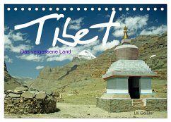 Tibet Das vergessene Land (Tischkalender 2024 DIN A5 quer), CALVENDO Monatskalender