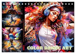 Color Dance Art (Tischkalender 2024 DIN A5 quer), CALVENDO Monatskalender - Meutzner, Dirk