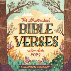 The Illustrated Bible Verses Wall Calendar 2024 - Workman Calendars; Cahan, Becca