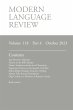 Modern Language Review (118 - Bild 1