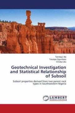Geotechnical Investigation and Statistical Relationship of Subsoil - Ale, Temitayo;Ogunribido, Tolulope;Uko, Emeka