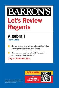 Let's Review Regents: Algebra I, Fourth Edition - Rubinstein, Gary M