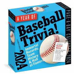 A Year of Baseball Trivia! Page-A-Day Calendar 2024 - Workman Calendars; Shouler, Kenneth