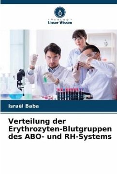 Verteilung der Erythrozyten-Blutgruppen des ABO- und RH-Systems - Baba, Israël