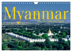 Myanmar Land der Tempel und Pagoden (Wandkalender 2024 DIN A4 quer), CALVENDO Monatskalender