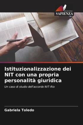 Istituzionalizzazione dei NIT con una propria personalità giuridica Istituzionalizzazione dei NIT con una propria personalità giuridica