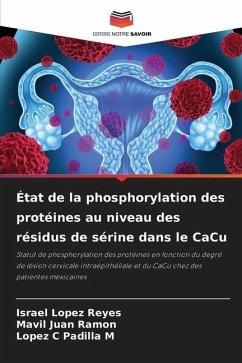 État de la phosphorylation des protéines au niveau des résidus de sérine dans le CaCu - Lopez Reyes, Israel;Juan Ramon, Mavil;Padilla M, Lopez C