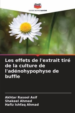 Les effets de l'extrait tiré de la culture de l'adénohypophyse de buffle - Asif, Akhtar Rasool;Ahmed, Shakeel;Ahmad, Hafiz Ishfaq