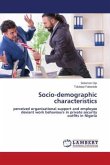 Socio-demographic characteristics