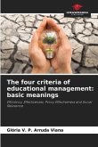 The four criteria of educational management: basic meanings