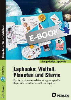 Lapbooks: Weltall, Planeten und Sterne - 3./4. Kl. (eBook, PDF) - Kirschbaum, Klara