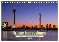 Urbane Impressionen. Düsseldorf - Moderne Stadt mit grünem Herz. (Wandkalender 2024 DIN A4 quer), CALVENDO Monatskalender - Ludwig, Alexander