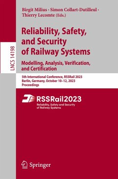 Reliability, Safety, and Security of Railway Systems. Modelling, Analysis, Verification, and Certification