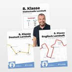 8. Klasse Hauptfächer Set komplett (Mathe, Deutsch, Englisch) / Lernheft, Übungsheft / Rechnen, Rechtschreibung, Übungen, Grammatik