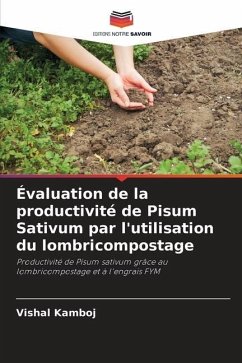 Évaluation de la productivité de Pisum Sativum par l'utilisation du lombricompostage - Kamboj, Vishal