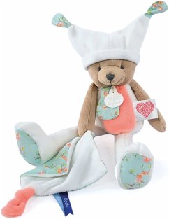 Cover Schlenker-Bär mit Schmusetuch Tag&Nacht, weiss 35cm