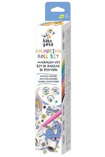 HAKUYOKA Wachsmalkreiden-Set Einhorn