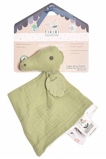 Schmusetuch Krokodil Naturkautschuk