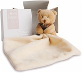 Bär mit Schmusetuch, natur 10cm