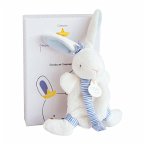 Hase Matrose Schmusetuch mit Schnullerkette 15cm