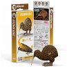 EUGY 3D Bastelset Brauner Kiwi - Bild 1