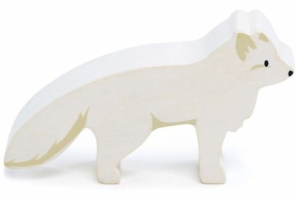 TENDER LEAF TOYS - Holztier Polarfuchs TENDER LEAF TOYS - Holztier Polarfuchs