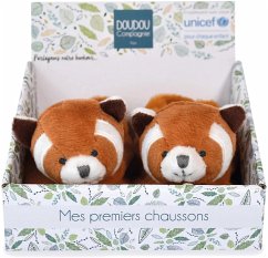 Cover Unicef Füsslinge mit Rassel Roter Panda 0-6M