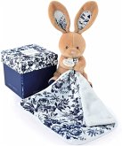 Hase marine mit Schmusetuch 12cm