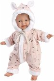 Babypuppe mit Overall rosa 32cm Babypuppe mit Overall rosa 32cm