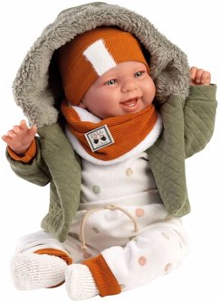 Babypuppe Junge fröhlich 44cm Cover Babypuppe Junge fröhlich 44cm