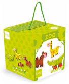 3 Magnettiere auf Rädern Zoo