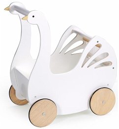 Cover Puppenwagen Schwan mit Zubehör