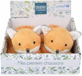 Unicef Füsslinge mit Rassel Fuchs 0-6M