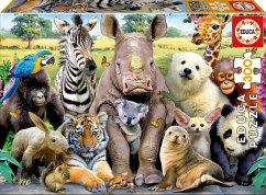 Cover Educa - Lustige Zootiere - Puzzle 300 Teile