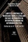 Limites e controle do negociado sobre o legislado em face do princípio da intervenção mínima na autonomia coletiva (eBook, ePUB)